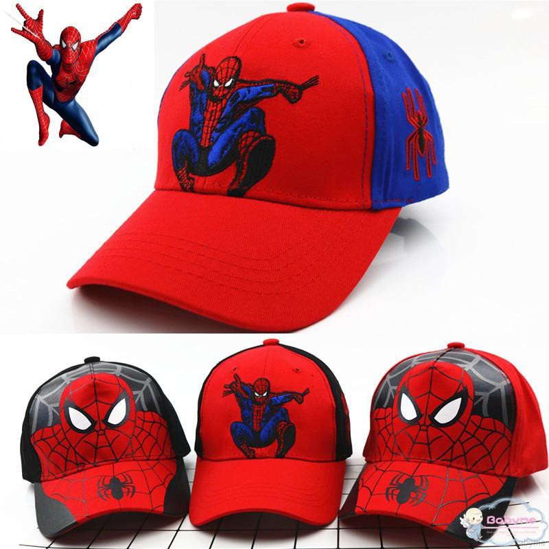 Nón lưỡi trai họa tiết Spiderman thời trang cho trẻ em