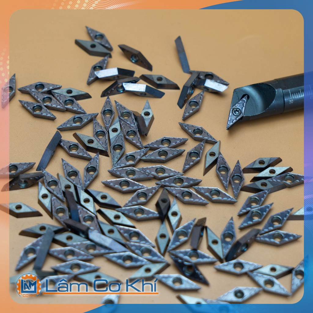 Chíp tiện V11 gia công chạy thép, Inox (hàng lướt)