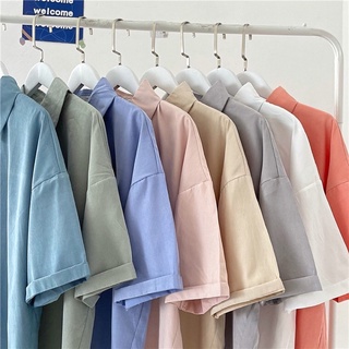 Áo sơmi xanh size L