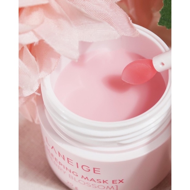 ( Quà tặng 330k ) Mặt Nạ Ngủ Môi laneige Lip Sleeping Mask Ex Cherry Blossom