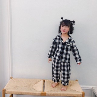 Bộ Pijama Kẻ Siêu Hot Cho Bé