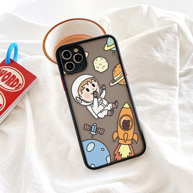 Ốp lưng iphone nhám phi hành gia 5/5s/6/6plus/6s/6splus/7/7plus/8/8plus/x/xr/xs/11/12/pro/max/plus/promax - Awifi X2-4 | BigBuy360 - bigbuy360.vn