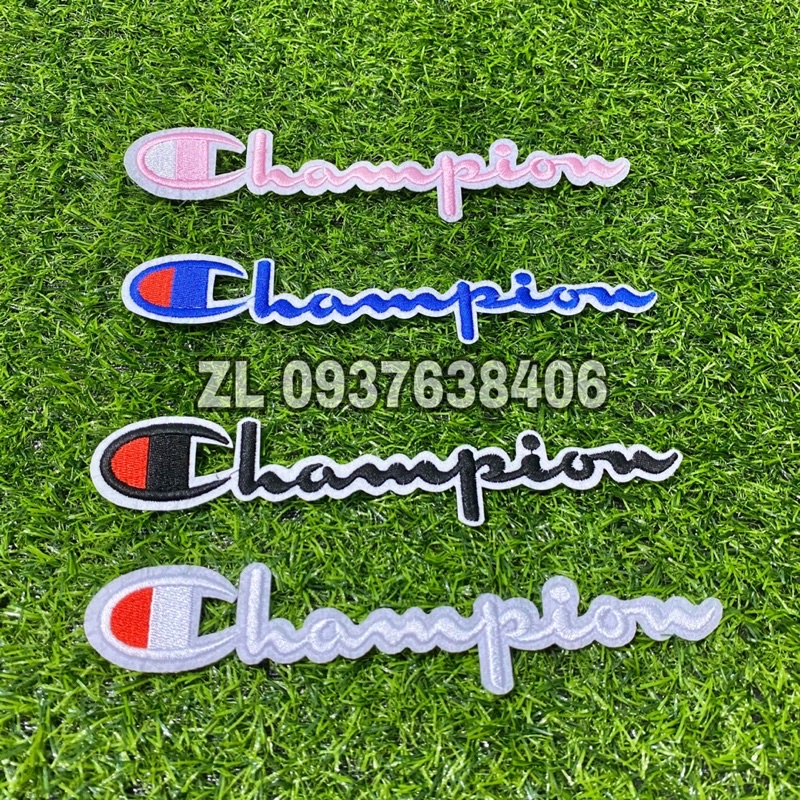 Sticker Champion, Patch Logo Champion Thêu
