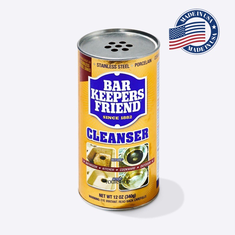 Bột làm sạch đa năng Bar Keepers Friend 💖Hàng Mỹ 💖Yourshop.vn