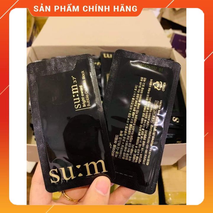 Mặt nạ thải độc sum: 37 Black Award Bubble-De Mask