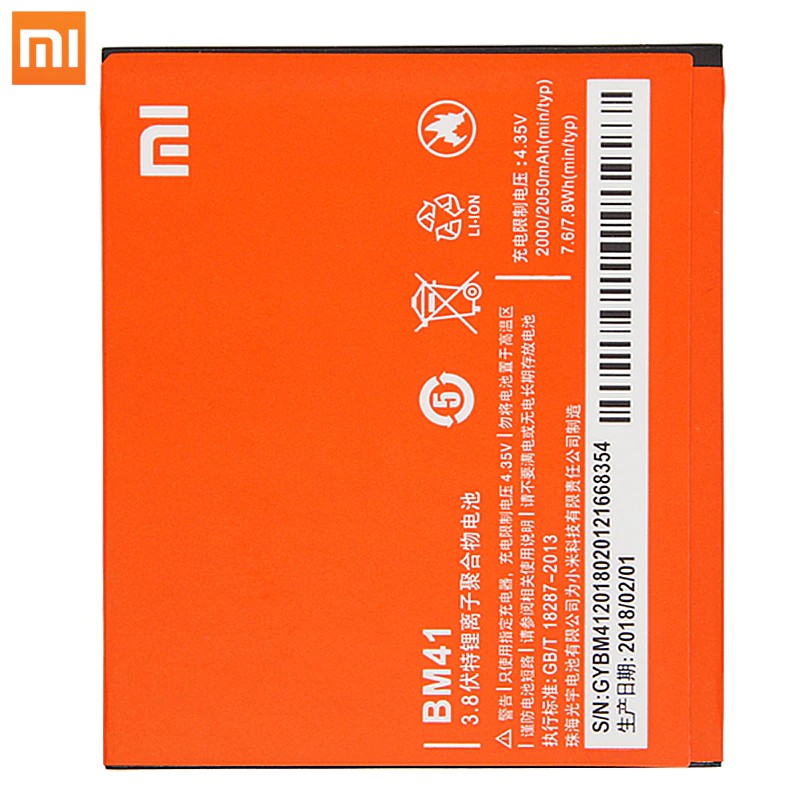 Pin Sạc Thay Thế Cho Xiaomi Redmi 1S -BM41 , Pin Xiaomi Redmi 1S