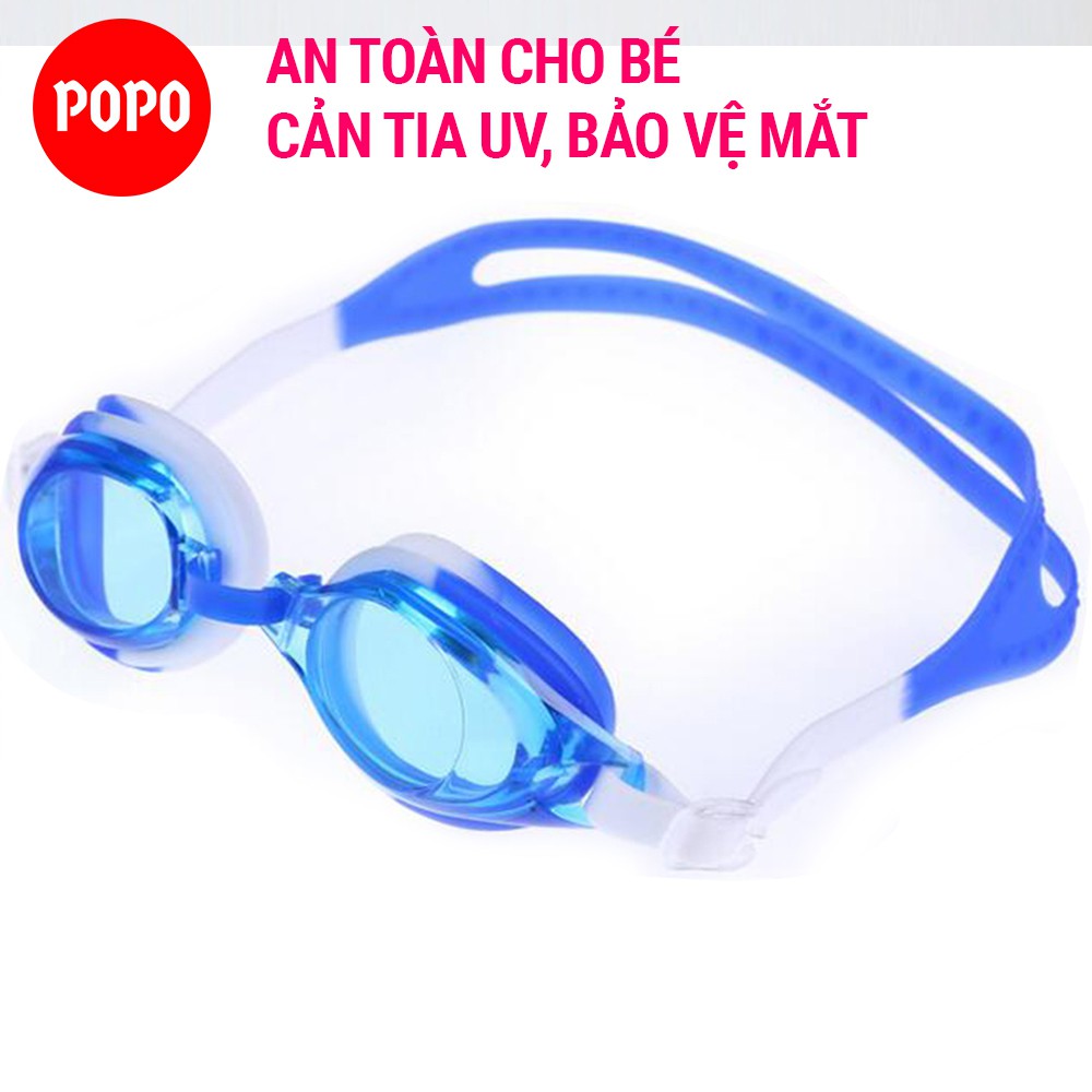 Kính bơi trẻ em Nhật Bản POPO 830 chống tia UV, chống sương mờ bảo vệ mắt cho bé