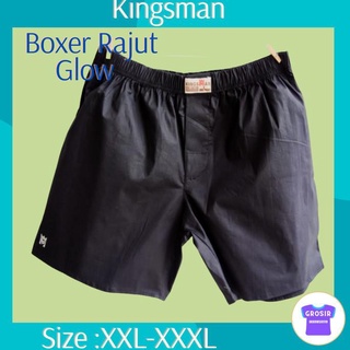 1 Quần Lót Boxer Kingsman Vải Cotton Cỡ Lớn Xxl-Xxxl Cho Nam