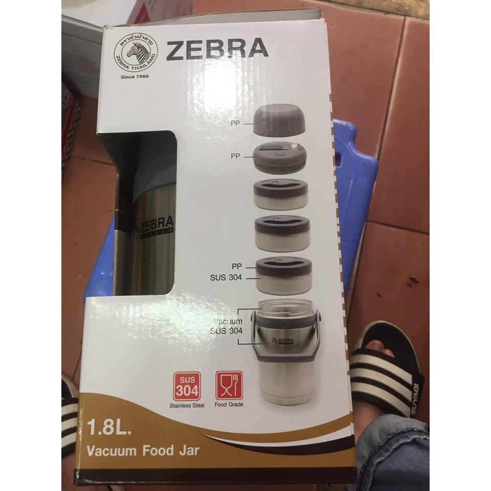 CẶP LỒNG GIỮ NHIỆT 3 NGĂN ZEBRA 152440