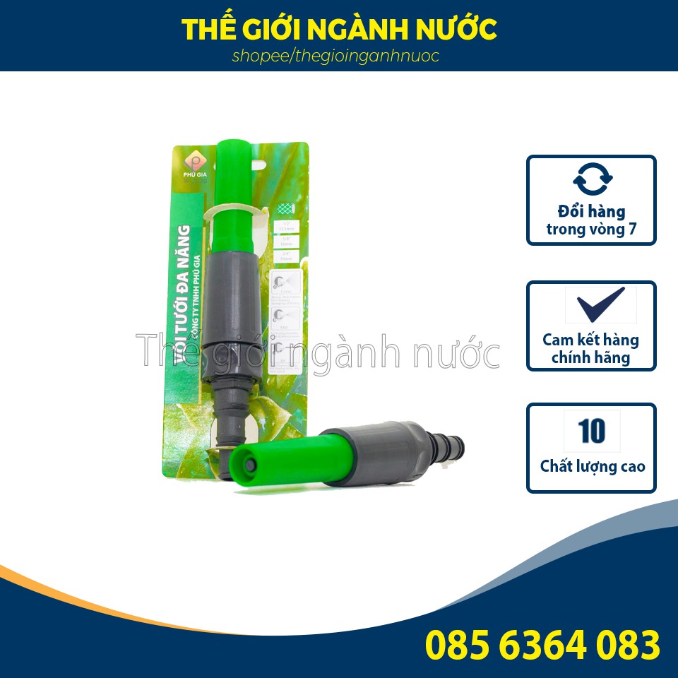 [GIÁ BAO SHOPEE] VÒI XỊT NƯỚC, ĐẦU PHUN NƯỚC ĐA NĂNG, VÒI TƯỚI CÂY - BẰNG NHỰA