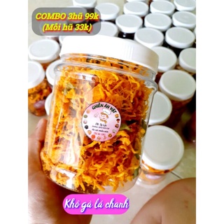 KHÔ GÀ LÁ CHANH Hũ 200gram