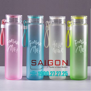 Bình Nước Thủy Tinh Hello Master 420ml