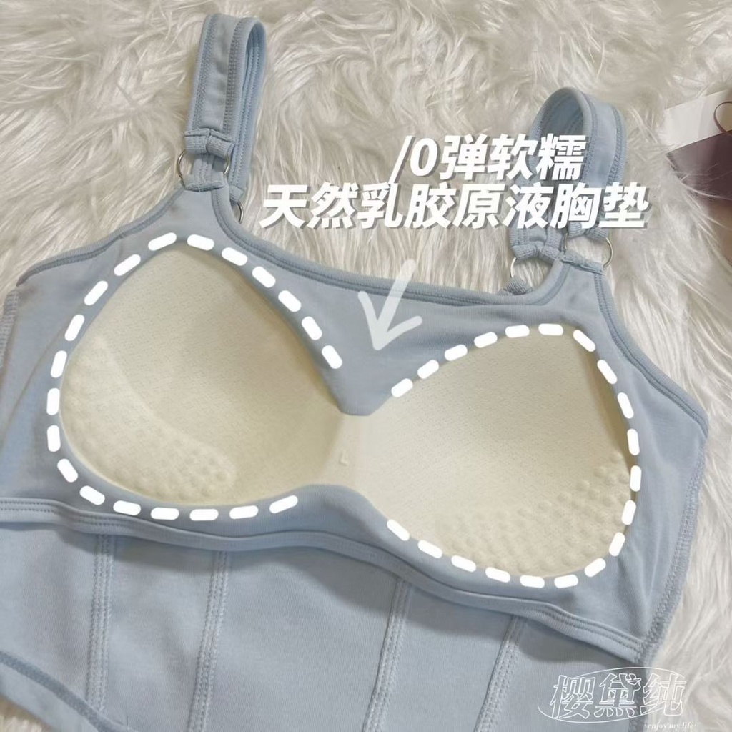 Áo Hai Dây Có Mút Đệm Ngực Thời Trang Quyến Rũ Cho Nữ