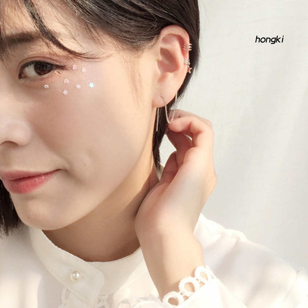 Bông Tai Dáng Dài Hình Ngôi Sao Thời Trang Cho Nữ