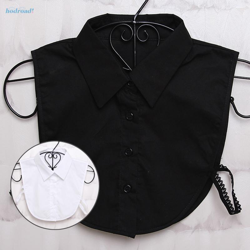 Cổ áo giả sơ mi màu trắng / đen có thể tháo rời thời trang công sở cho nữ | WebRaoVat - webraovat.net.vn