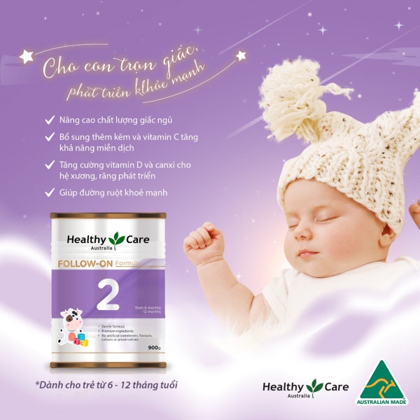 Sữa bột công thức Blackmores/Healthy Care Úc số 1, 2, 3 cho bé 900g