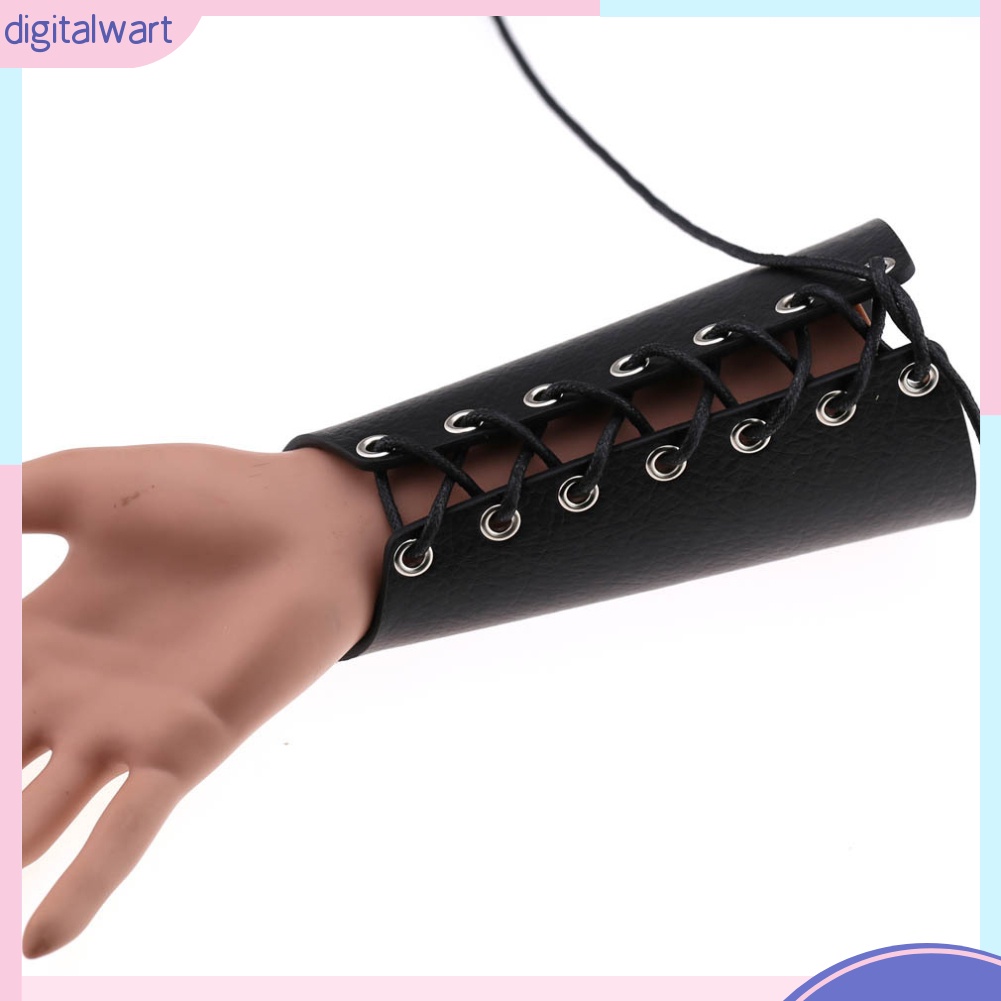 Đai đeo cánh tay bằng da phối dây buộc cá tính cho nam và nữ