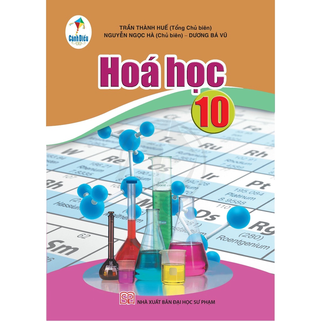Sách Hóa học 10 CD (Mới) và 2 tập giấy kiểm tra kẻ ngang