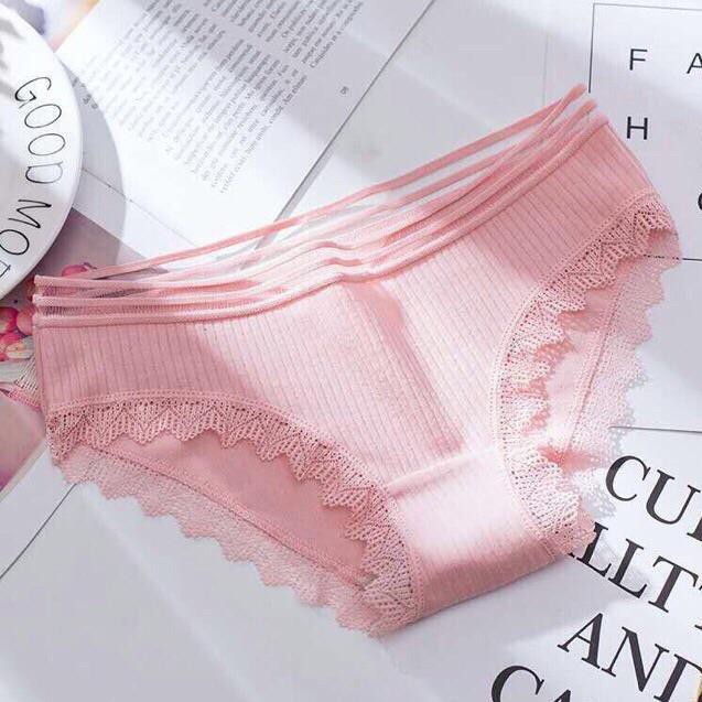 Quần Lót Gân Tăm Viền Ren Siêu Đẹp,.