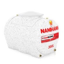 Bồn nước nhựa cao cấp Nam Thành nằm, bảo hành 12 năm