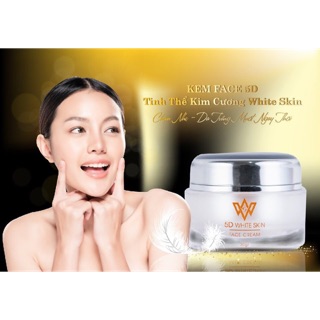 Kem dưỡng da 5D white skin tinh thể kim cương