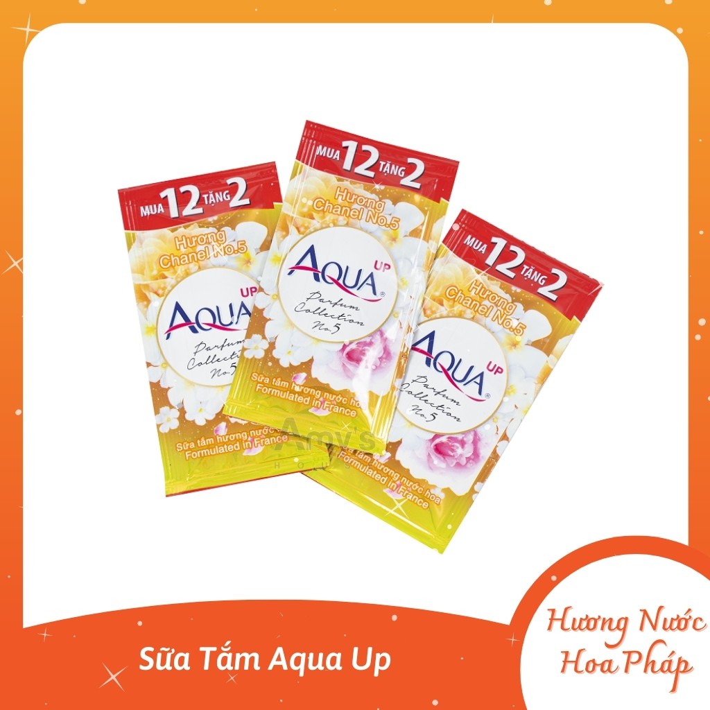 Sữa Tắm Dưỡng Ẩm Nước Hoa Pháp AQUA UP - gói 6ml