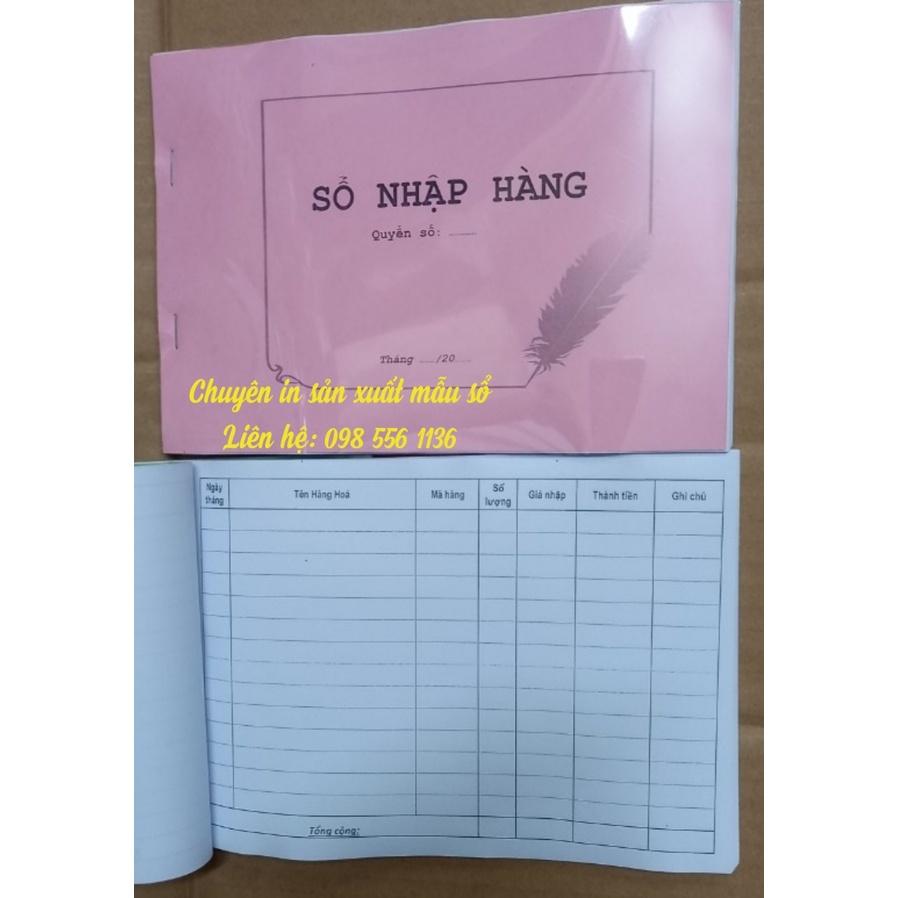 Sổ nhập hàng A5