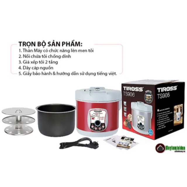 Máy làm tỏi đen Tiross TS906  hàng chính hãng