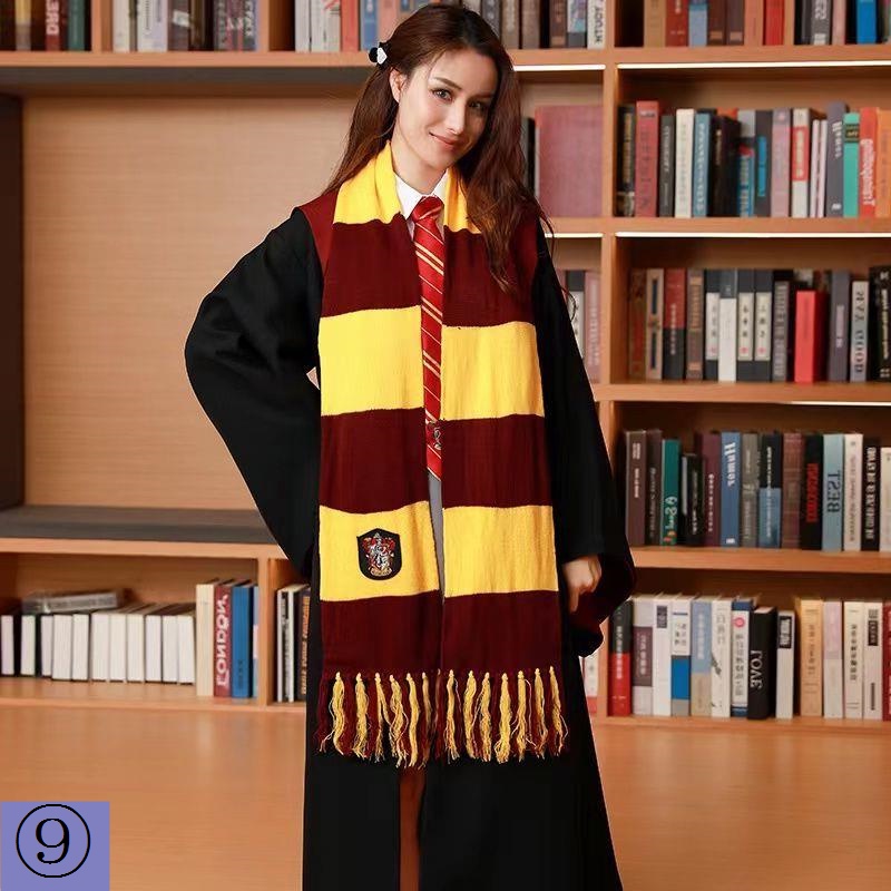Khăn Choàng Cổ Harry Potter Gryffindor Siêu Dày Giữ Ấm Bốn Mùa Phong Cách Đại Học Cho Nam Và Nữ Siege Hogwart