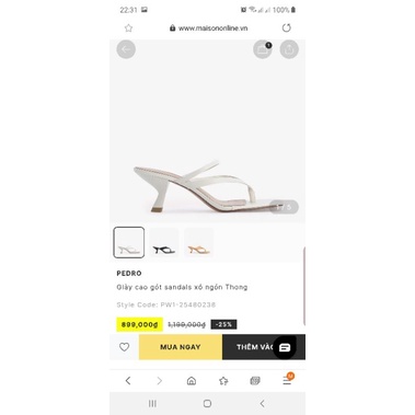 Dép/Guốc Pedro - PW1 25480238