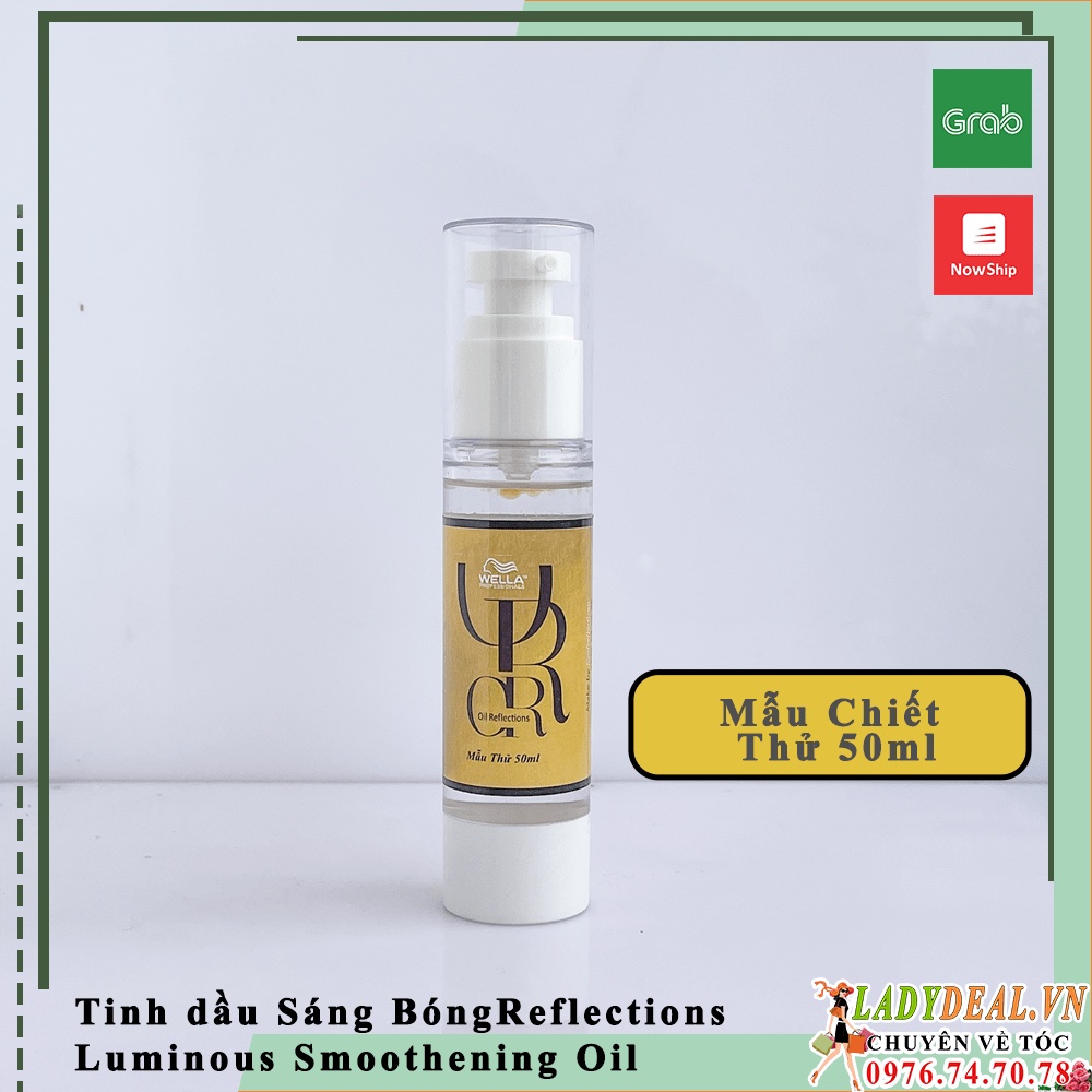Wella - Tinh Dầu Wella Oil Giúp Tóc Mềm Mượt, Sáng Bóng, Cho Mọi Loại Tóc Reflections Luminous Smoothening Oil 100ml
