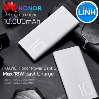 Hàng chính hãng (Premium Lithium) - Pin dự phòng Huawei HONOR PowerBank 10.000mAh