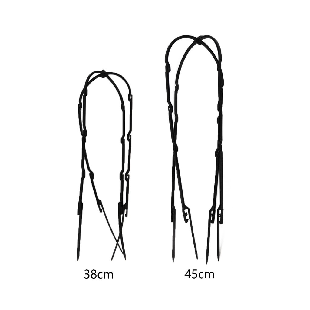 [Hàng Có Sẵn] Giá Đỡ Chậu Cây Dây Leo Bằng Nhựa Màu Đen Đơn Giản Trang Trí Sân Vườn