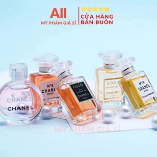 Nước hoa mini chanel 5 chai lưu hương nhỏ gọn tiện lợi dạng chấm