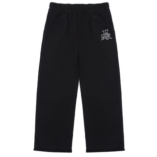Quần ERRORIST sweat pant ống rộng trắng/đen