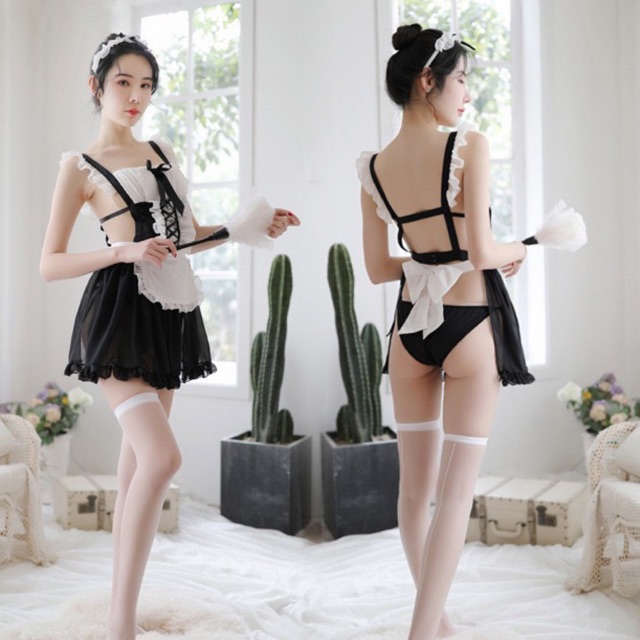 Sx391 Cosplay cô hầu gái sexy - đồ ngủ gợi cảm -CAMLUU99