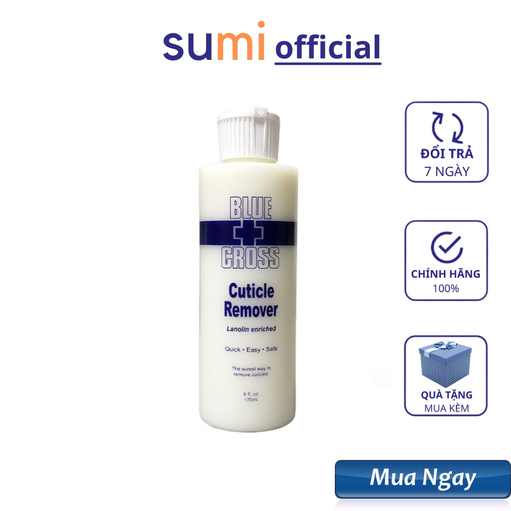 Kem nước mềm da nail Blue Cross