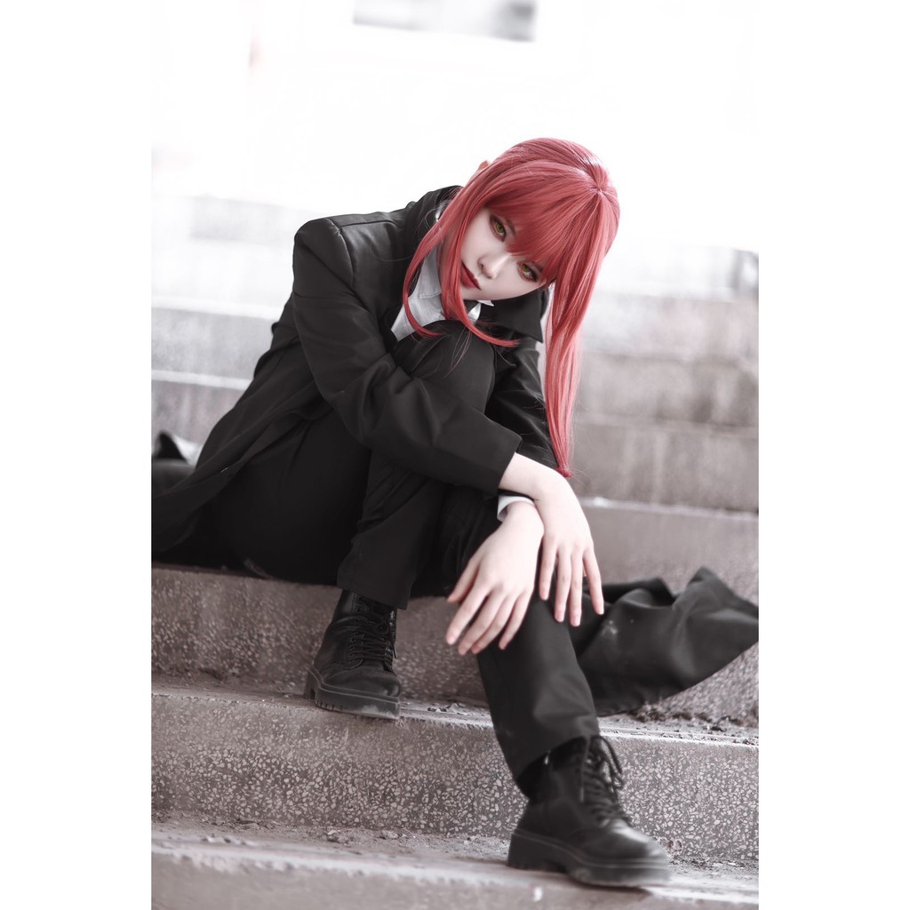 [Có sẵn - order] Trang phục đồ hóa trang cosplay Makima Chainsaw Man áo vest dài | BigBuy360 - bigbuy360.vn