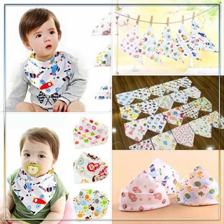 [THANH LÝ SHOP] Combo 10 khăn yếm tam giác 100% cotton