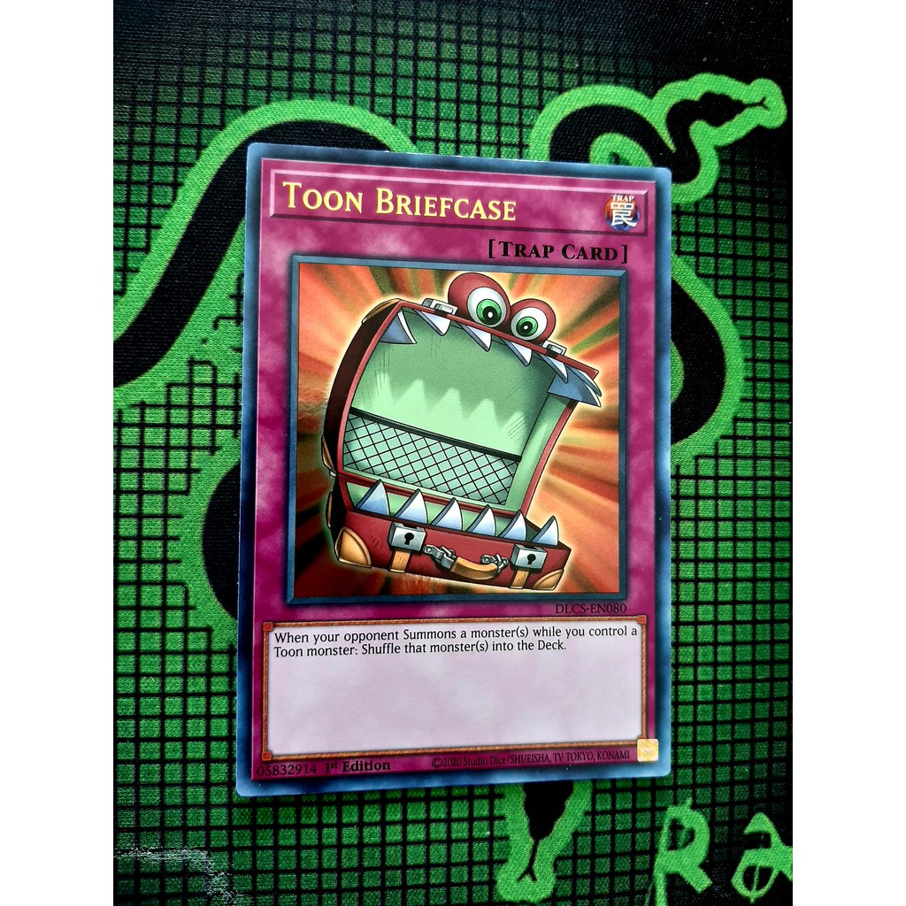 Thẻ Bài Mint90 Yugioh Trap - Toon Briefcase