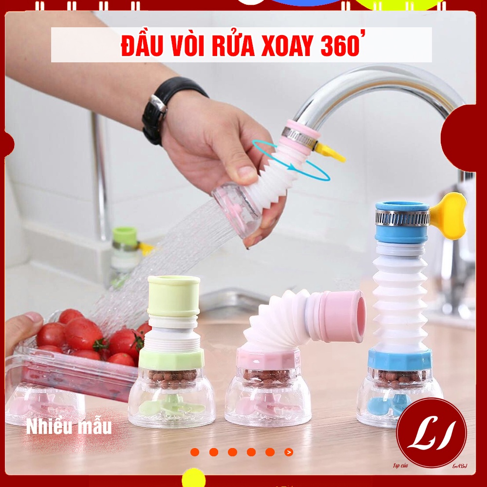 Đầu vòi tăng áp xoay 360 độ tiện lợi cho gia đình- vòi rửa bát mini