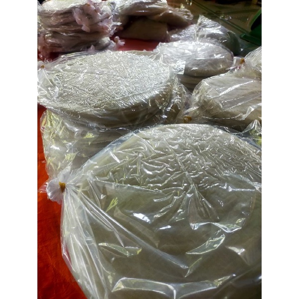 Combo bánh tráng phơi sương kèm hũ bơ 100g và muối tép hành khô 200g