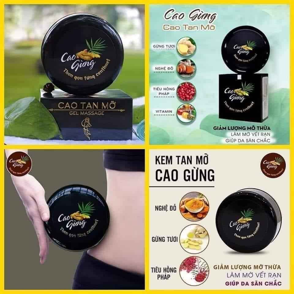 CAO GỪNG TAN MỠ CÁT TƯỜNG 250g