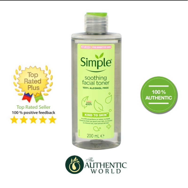 Simple - Nước hoa hồng 200ml