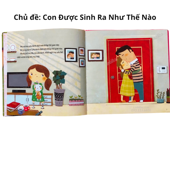 Con Được Sinh Ra Như Thế Nào - Sách Giáo Dục Giới Tính Cho Bé Từ 3 Tuổi - Tân Việt