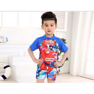(MẪU MỚI) BỘ ĐỒ BƠI BÉ TRAI CAO CẤP, LIỀN THÂN HỌA TIẾT SIÊU ĐẸP, SIZE CHUẨN TỪ 2 ĐẾN 2XL