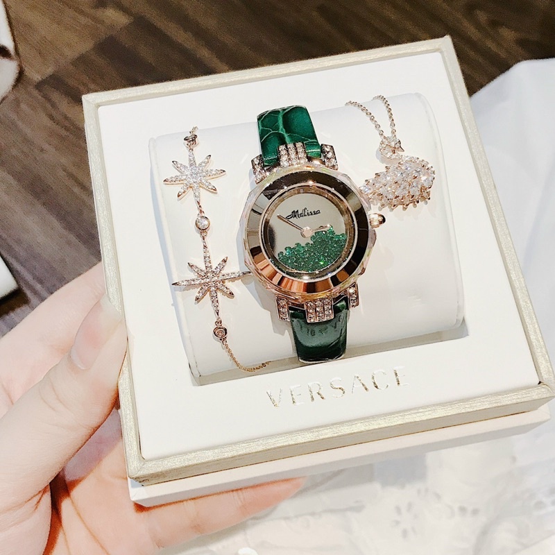 Set Đồng hồ nữ Melisa Mua 1 được 3 - TẶNG DÂY CHUYỀN + LẮC TAY .