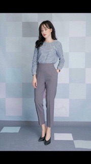 Quần baggy xám và đen