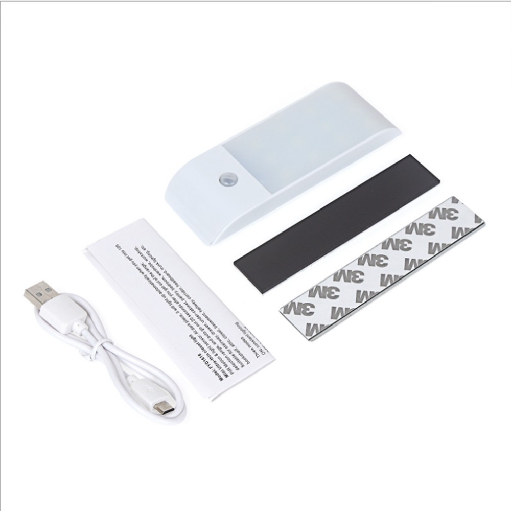 Đèn cảm biến dán tường sạc usb thông minh, thiết bị nhà tắm ngăn kéo, tủ , phòng  ăn,led phòng ngủ, tủ quần áo