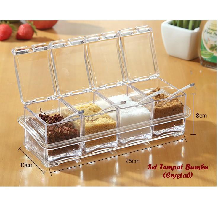 Kệ Đựng Gia Vị 4 Trong 1 Ec040 Dành Cho Nhà Bếp | BigBuy360 - bigbuy360.vn